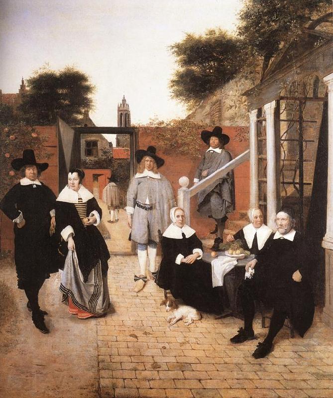 HOOCH, Pieter de Dutch Family s Norge oil painting art